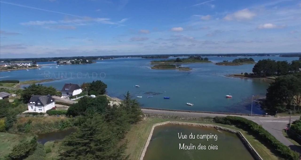 Camping Paradis Le Moulin Des Oies Belz Экстерьер фото