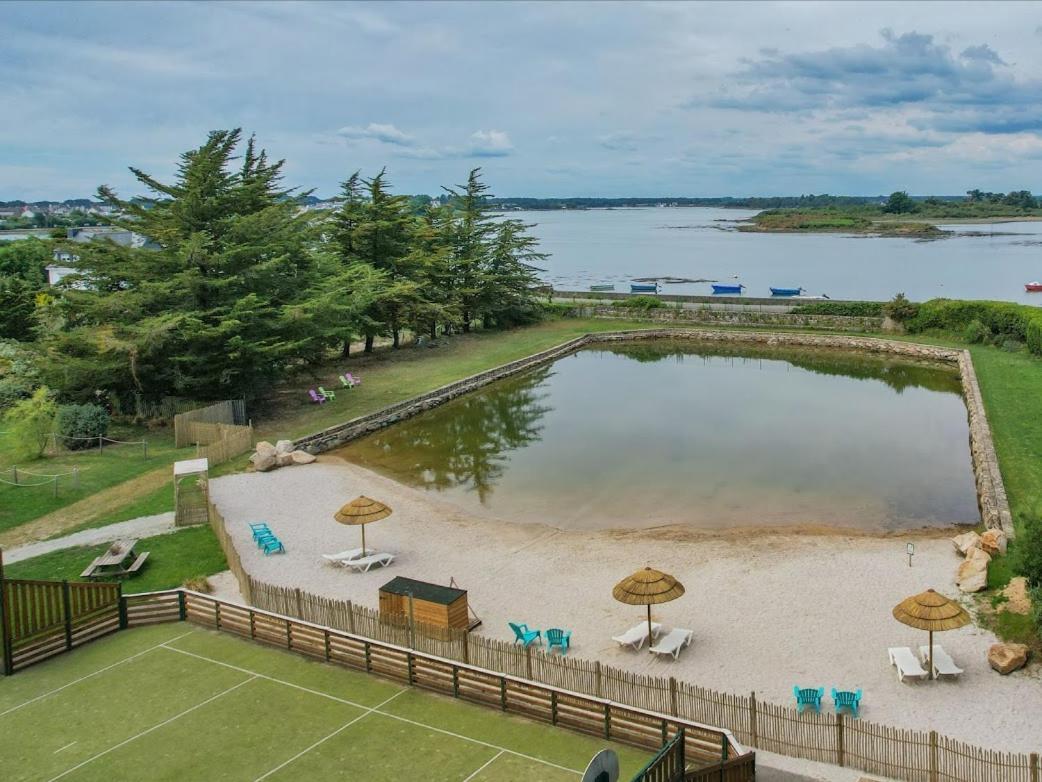 Camping Paradis Le Moulin Des Oies Belz Экстерьер фото