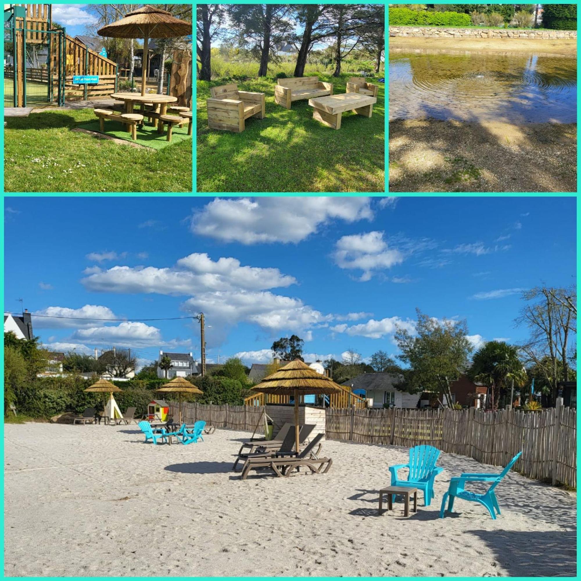 Camping Paradis Le Moulin Des Oies Belz Экстерьер фото
