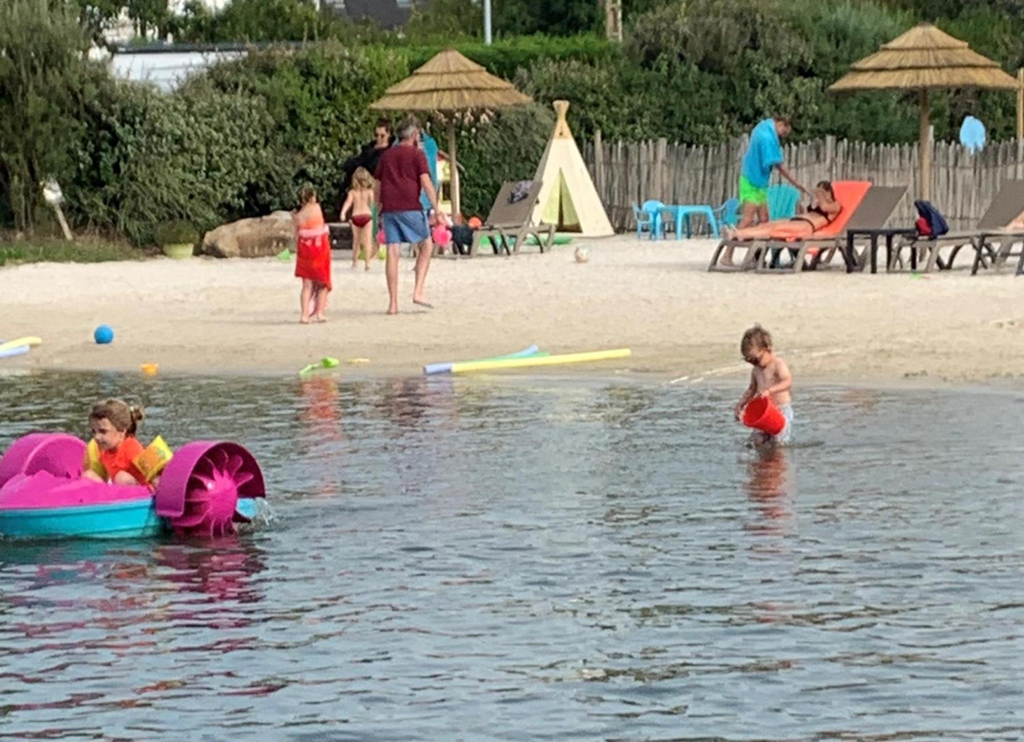 Camping Paradis Le Moulin Des Oies Belz Экстерьер фото