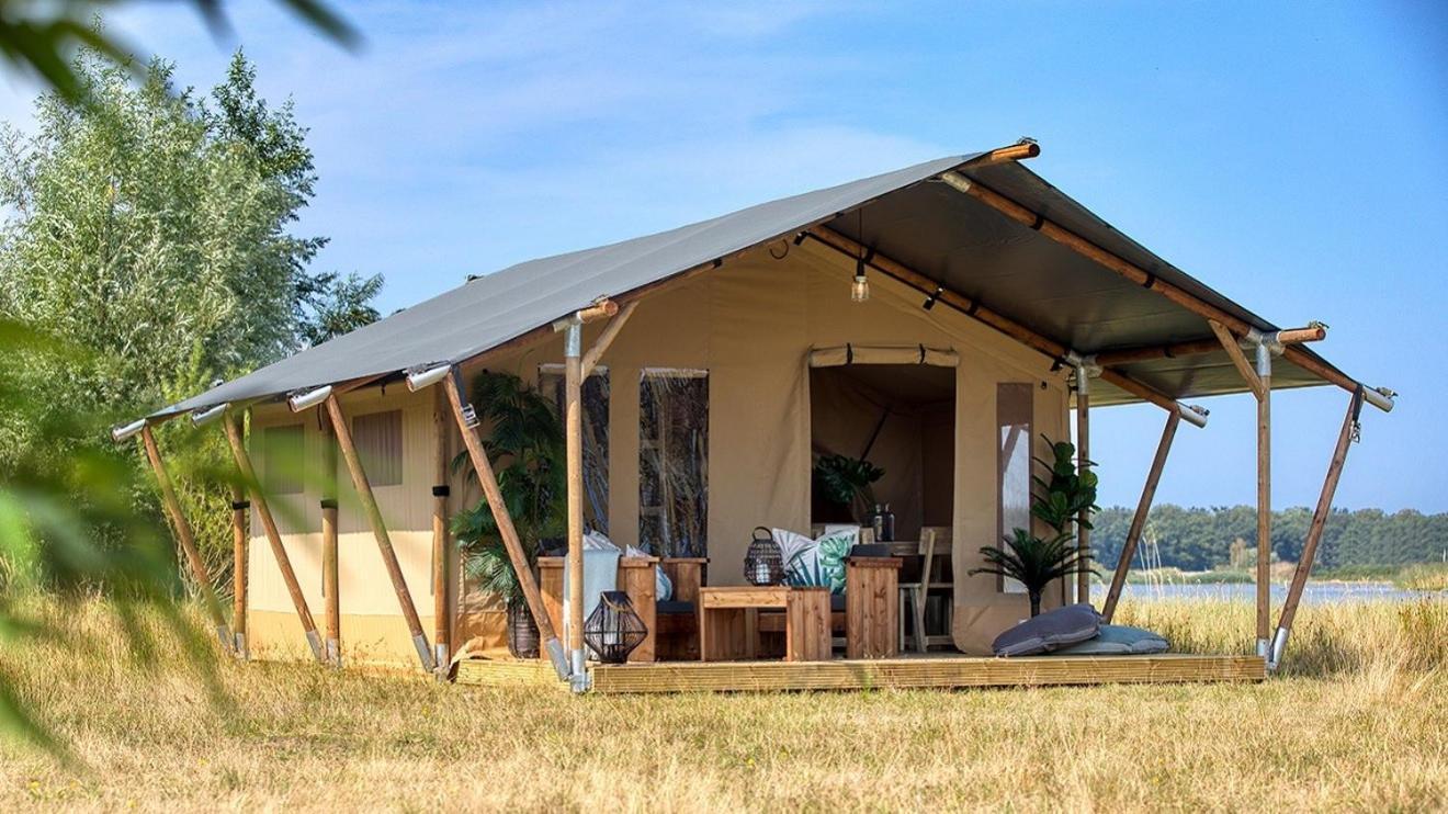 Camping Paradis Le Moulin Des Oies Belz Экстерьер фото